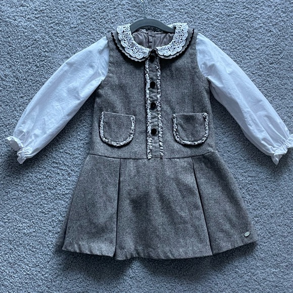 Tartine et Chocolat Little Girl's Wool blend Dress - Picture 1 of 10